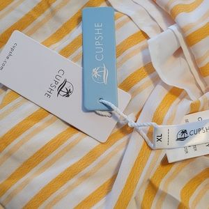 Brand new, never worn,  ruffle sleeve, cut out back midi dress Xl